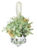Mistletoe Acrylic Gem Ornament - - The Country Christmas Loft