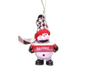Cozy Snowman Ornament (Letters A - F) - - The Country Christmas Loft