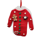 Claydough 'Icing' Ugly Sweater - Red
