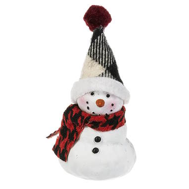 Cozy Snowman Pocket Charm Figurine -