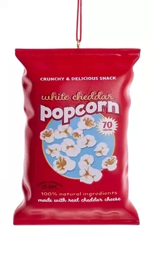 Snack Bag Ornaments - White Cheddar Popcorn