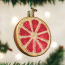 Grapefruit Glass Ornament - The Country Christmas Loft