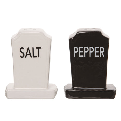 Spooky Tombstone  Salt and Pepper Set - The Country Christmas Loft