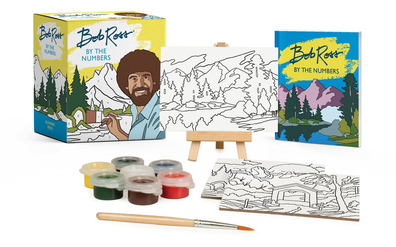 Bob Ross Paint By Number Mini Kit - The Country Christmas Loft