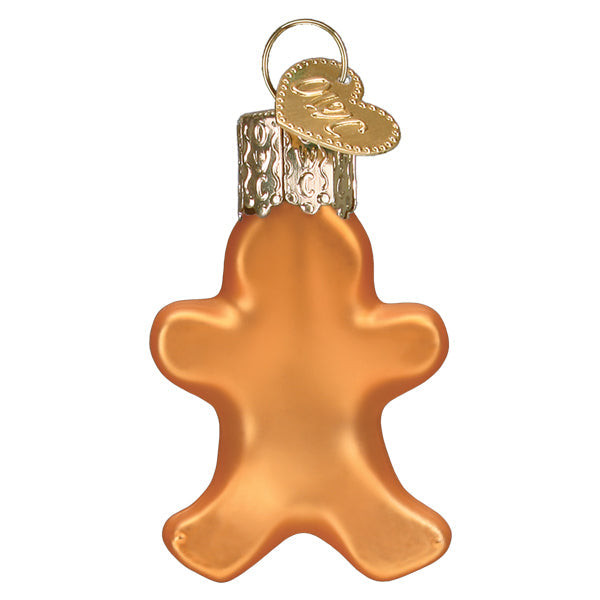 Gumdrop Mini Gingerbread  Man Glass Ornament - The Country Christmas Loft