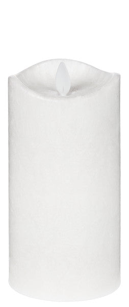 Wax LED Pillar Candle - White - 3x6 - The Country Christmas Loft