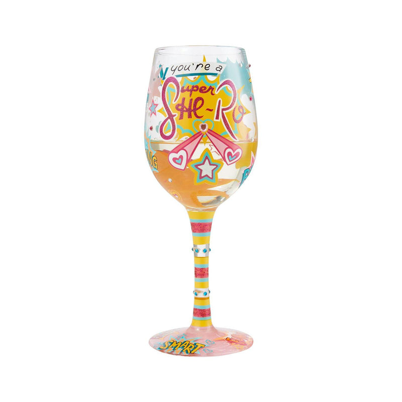 Super She-Ro Wine Glass - The Country Christmas Loft