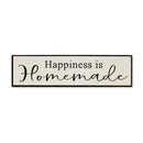 Metal Sign - 24 inch - "Happiness is Homemade" - The Country Christmas Loft