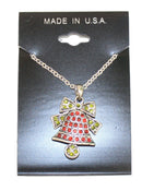 Crystal Bells Necklace - The Country Christmas Loft