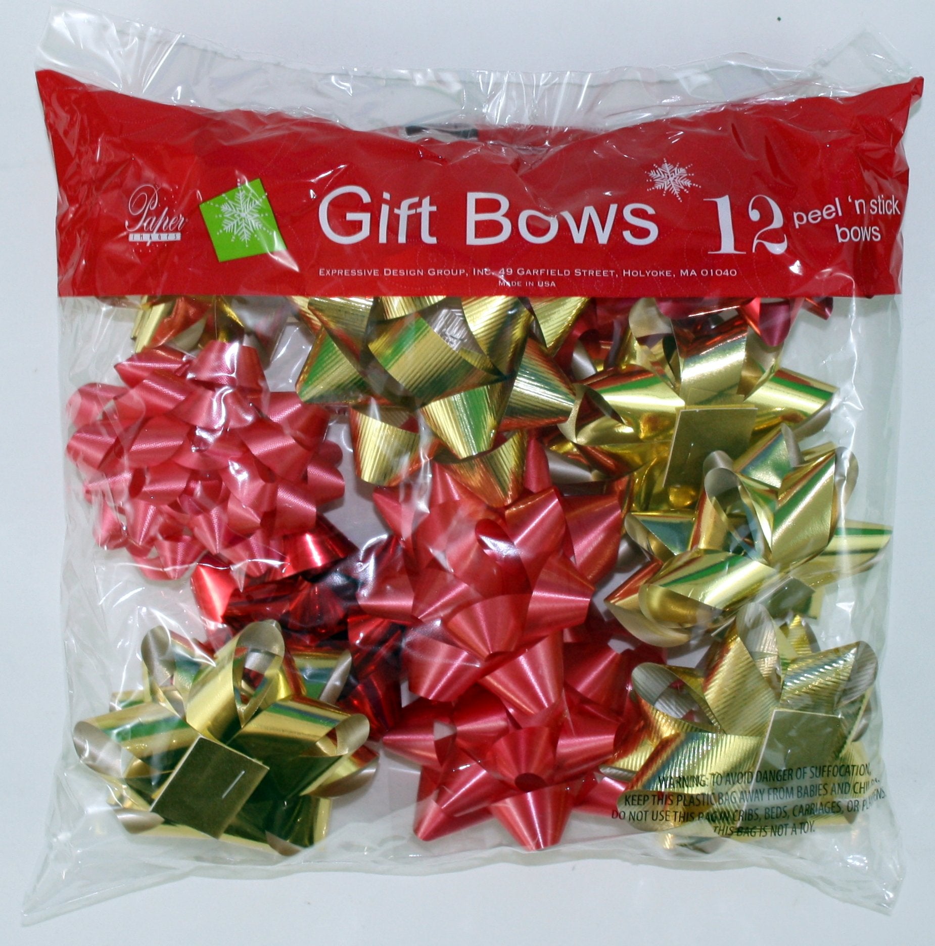 Stick on Bows - 12 Assorted Medium | Country Christmas Loft – The ...