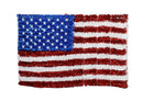Garland Tinsel American Flag - The Country Christmas Loft