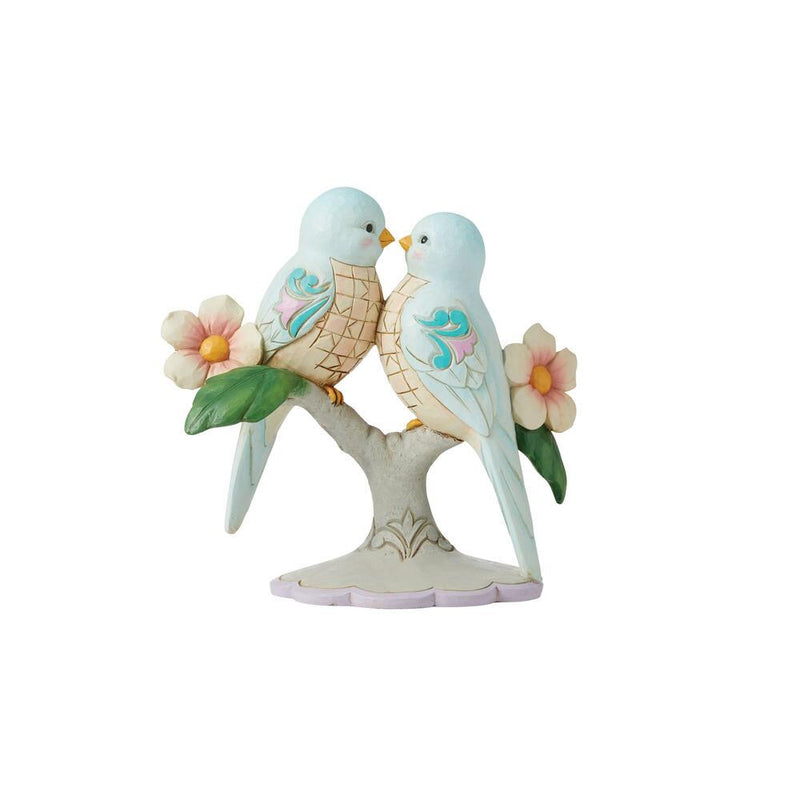 Lovebirds on Floral Branches - The Country Christmas Loft