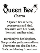 Queen Bee Charm