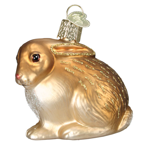 Tan Cottontail Bunny Ornament - The Country Christmas Loft