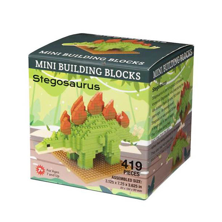Mini Building Blocks - Stegosaurus - The Country Christmas Loft