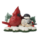 Highland Glen Cardinal And  Chickadee Figurine - The Country Christmas Loft