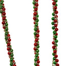 Red, Green and Gold Bead Twisted Garland - The Country Christmas Loft