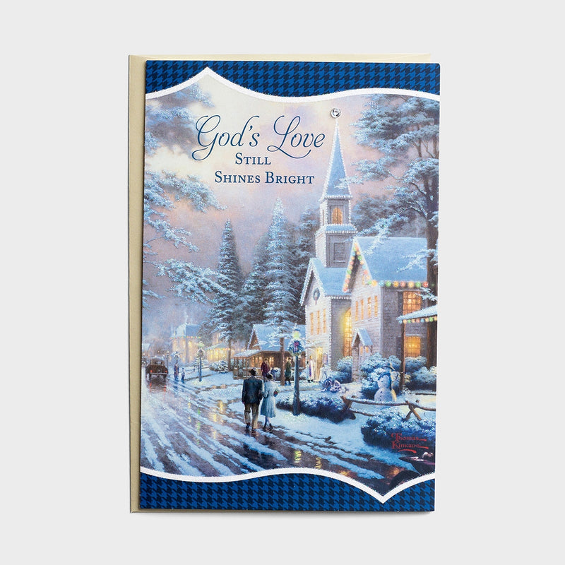 Thomas Kinkade - God's Love - 18 Premium Christmas Boxed Cards - The Country Christmas Loft