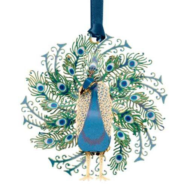 Peacock Ornament - The Country Christmas Loft