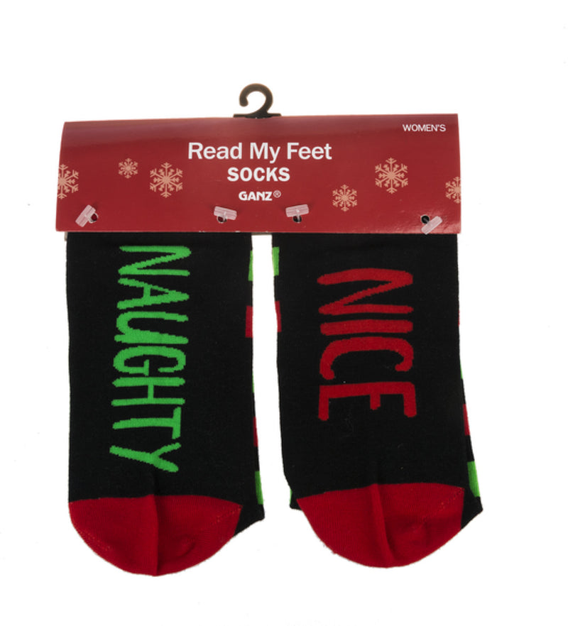 Womens Read My Feet Socks - - The Country Christmas Loft