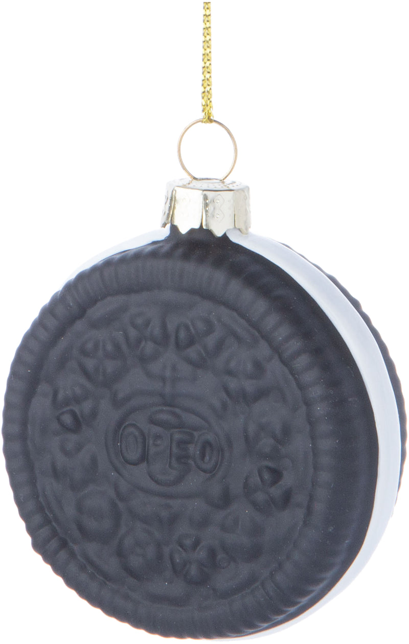 Blown Glass Oreo Ornament - The Country Christmas Loft