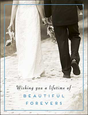 Notion Card - Lifetime of Beautiful Forevers Wedding Card - The Country Christmas Loft