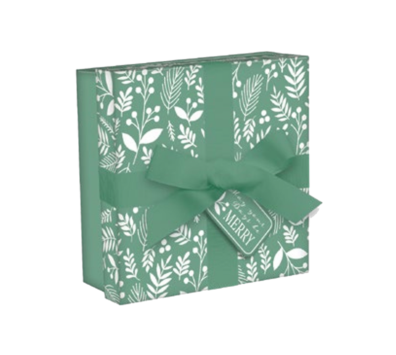 Square Giftbox with Ribbon - - The Country Christmas Loft
