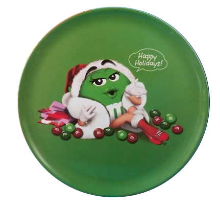 M&M Melamine Holiday Serving Tray - - The Country Christmas Loft