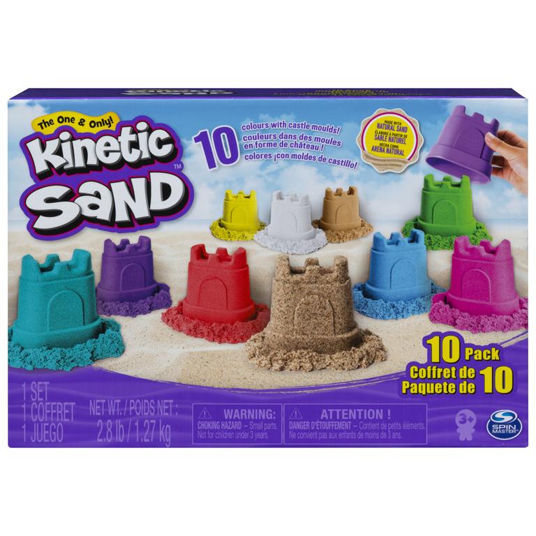 Kinetic Sand Castle Containers 10-Color Pack - The Country Christmas Loft