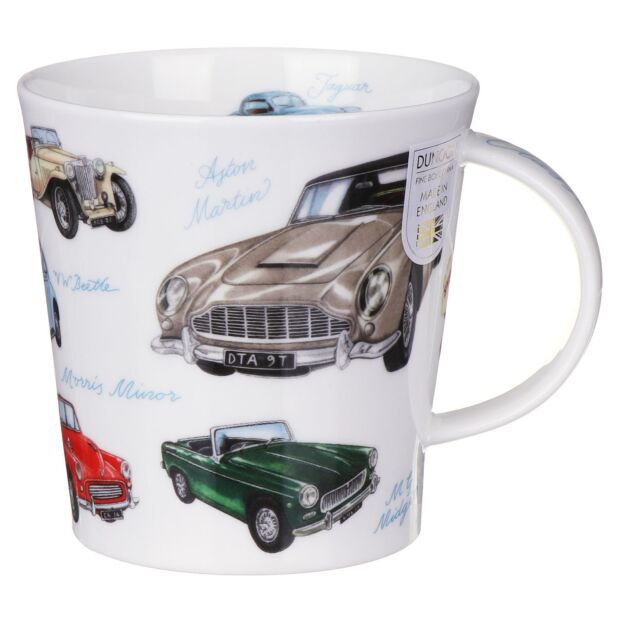 Classic Collection Cars Fine Bone China Mug Cairngorm Style  By Dunoon - The Country Christmas Loft