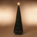 Steel Frame Pole Tree with Color Change LED Lighting - 6 Feet Tall - The Country Christmas Loft