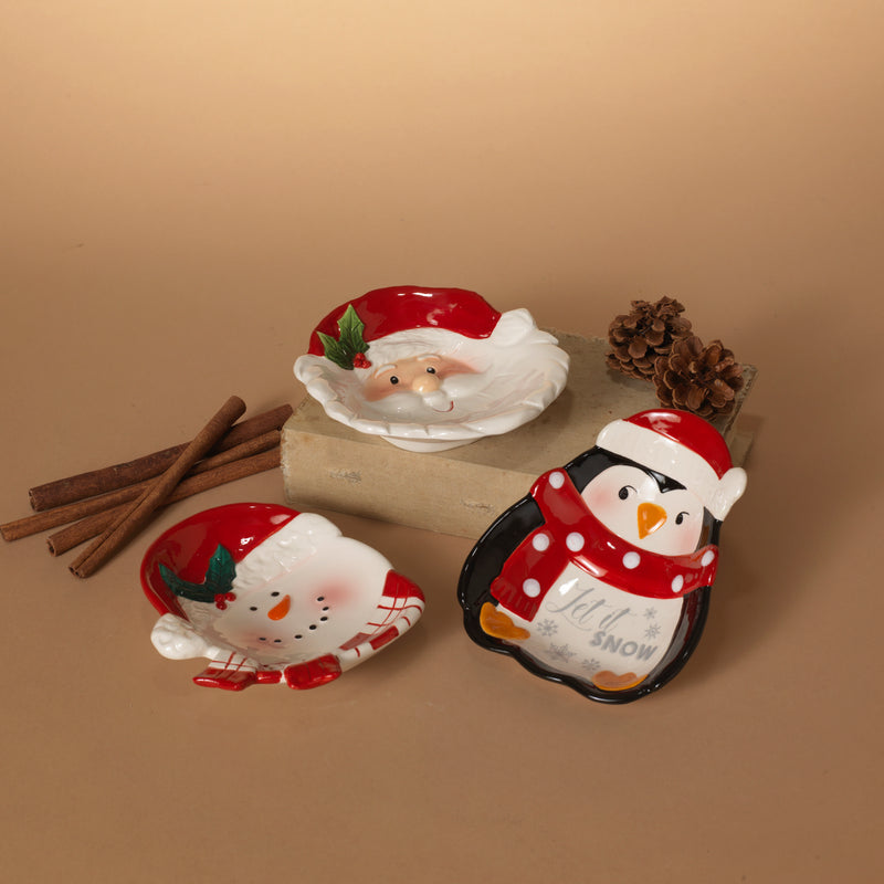 Ceramic Christmas Candy Plate - - The Country Christmas Loft