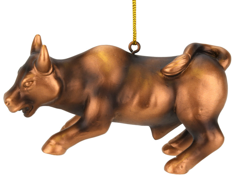 Bull Stock Market Figurine Ornament - The Country Christmas Loft