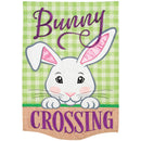 Bunny Crossing Garden Flag - 12" x 18" - The Country Christmas Loft