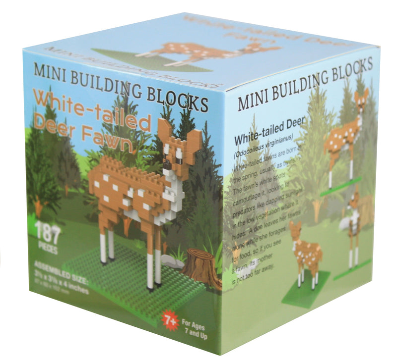 White Tail Deer Mini Building Blocks - The Country Christmas Loft
