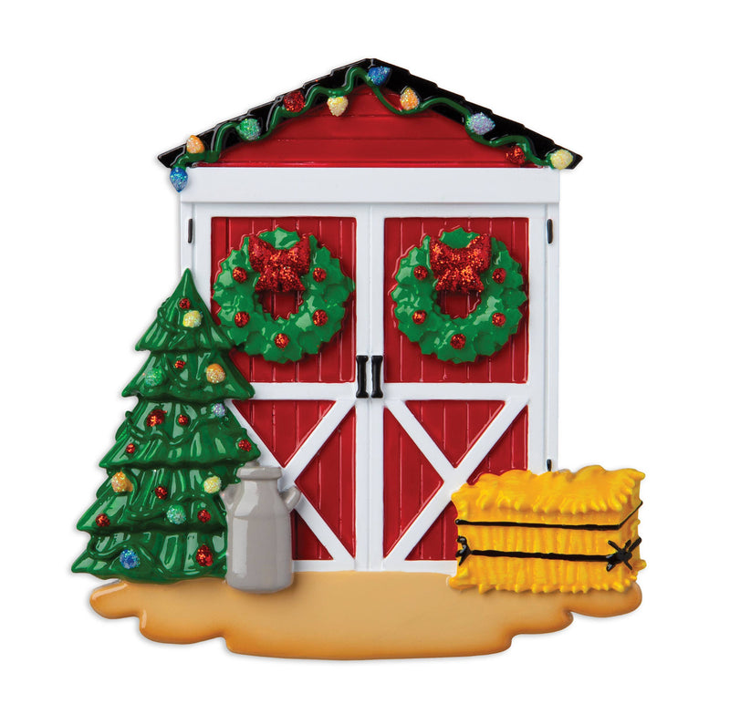Barn Door Ornament - The Country Christmas Loft