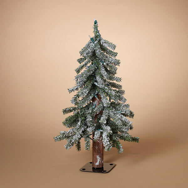 Downswept Flocked Tabletop Tree - 24 inches - The Country Christmas Loft