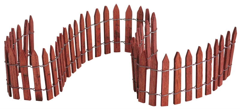 Wired Wooden Fence - 18 Inches long - The Country Christmas Loft