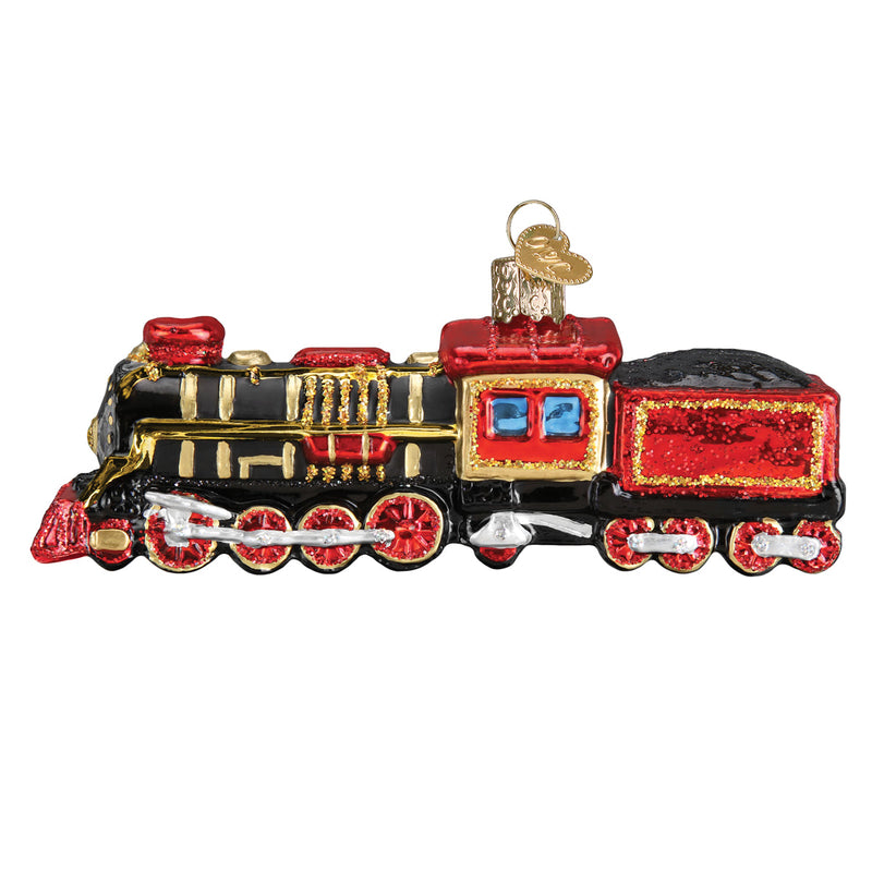 Train Glass  Ornament - The Country Christmas Loft