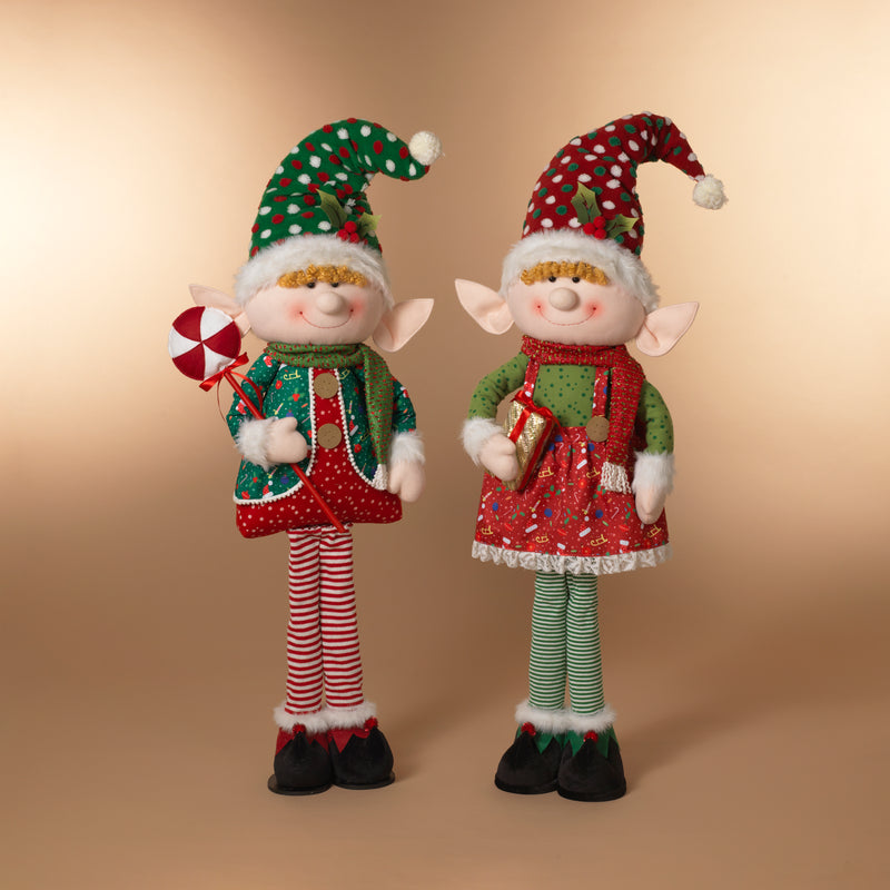 Jumbo Plush Standing Elf - - The Country Christmas Loft