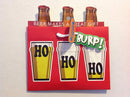 Heavyweight Gift Bag for 6-packs - Hohoho Burp - The Country Christmas Loft