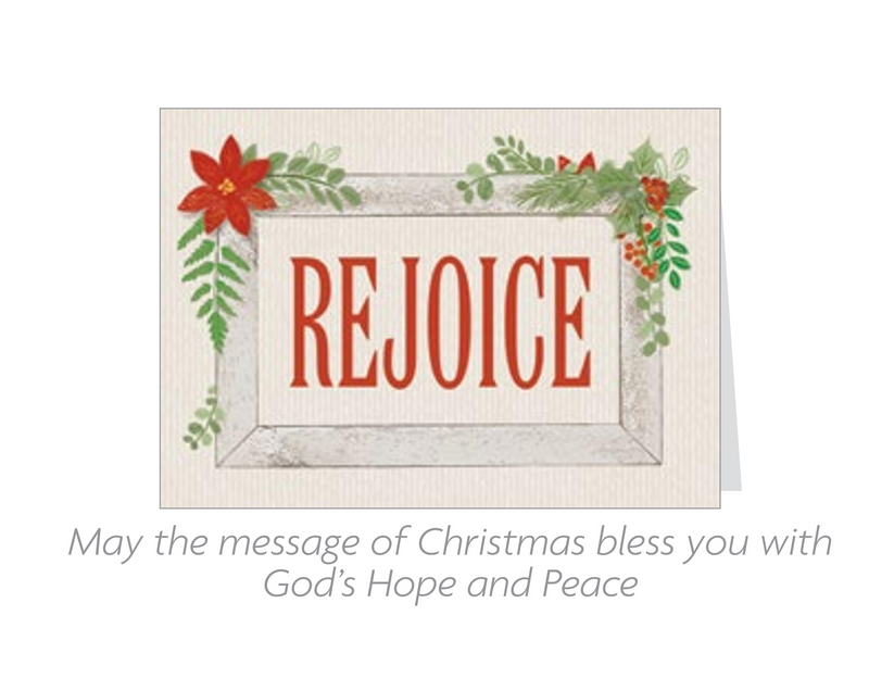 Holiday Favorites 16 Count Card Set - Rejoice - The Country Christmas Loft