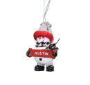 Cozy Snowman Ornament (Letters A - F) - - The Country Christmas Loft