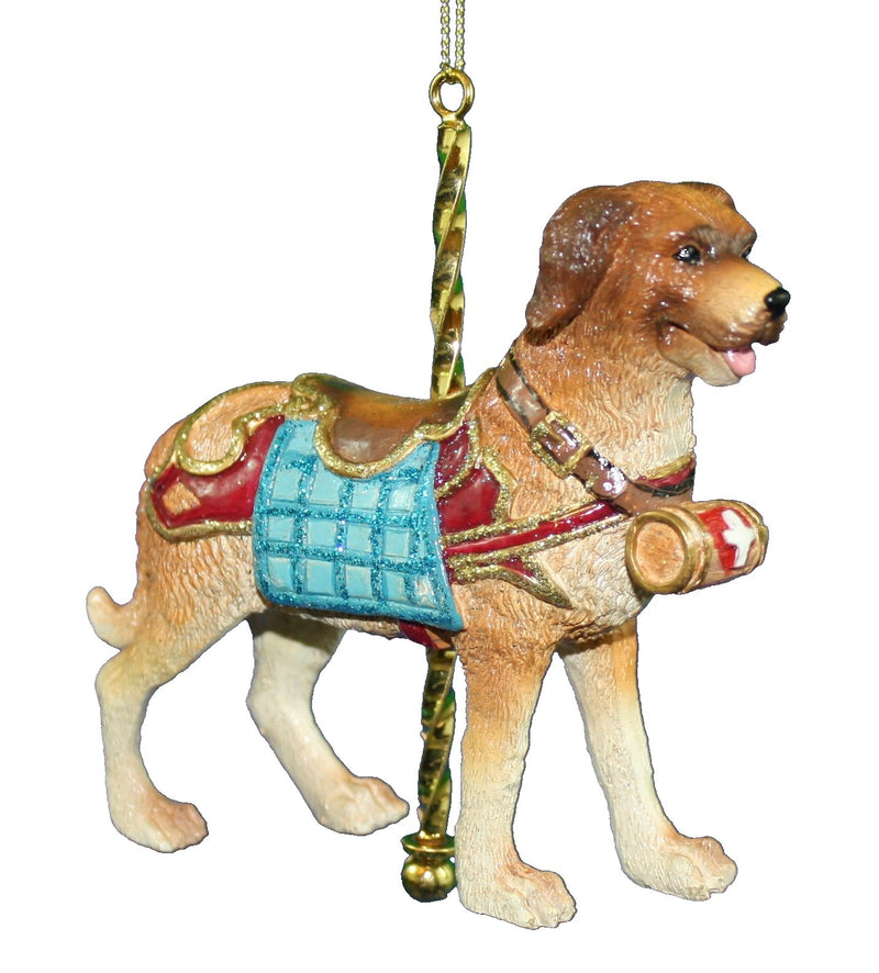 Carousel Animal Ornament - Dog - The Country Christmas Loft