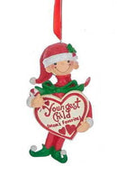 Mom's Favorite Child Ornament - Boy - Youngest Child - The Country Christmas Loft