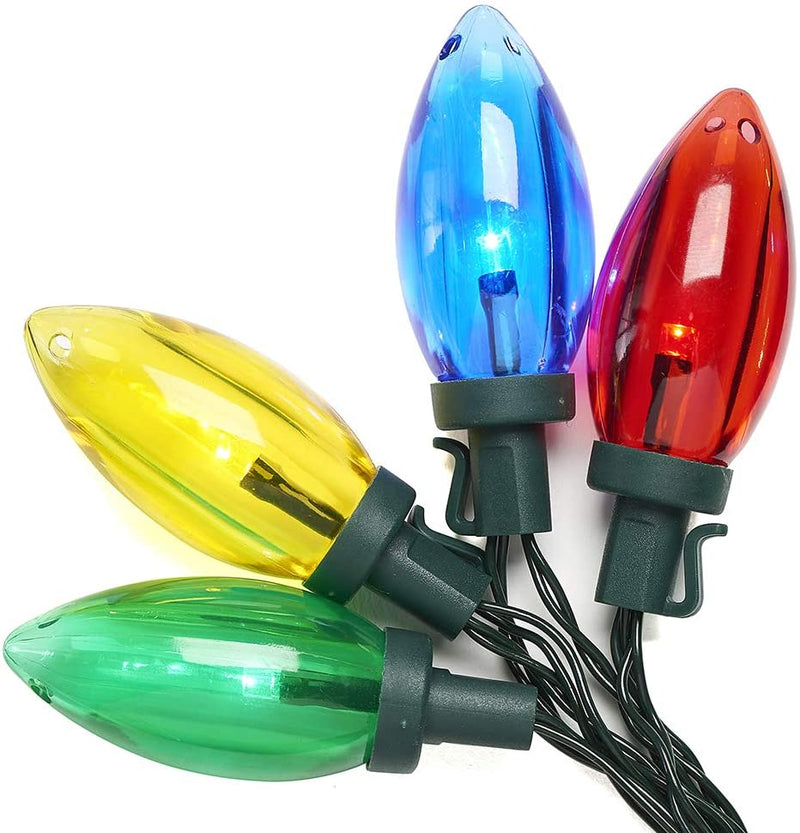 LED USB 20 C9 Bulb Light Set - Multicolor - The Country Christmas Loft