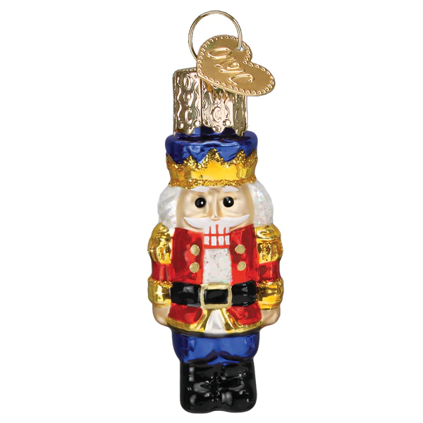 Gumdrop Mini Nutcracker Soldier Glass Ornament - The Country Christmas Loft