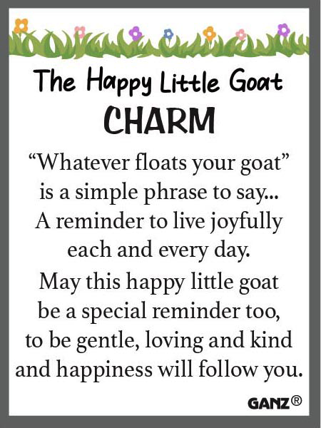 Happy Little Goat Pocket Charm -