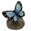 Butterfly Message Stone -