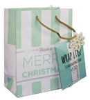Traditional Gift Bag With Matching Tissue - Have A Merry Medium